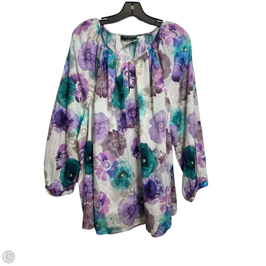 Top Long Sleeve By Lane Bryant In Multi-colored, Size: 2x