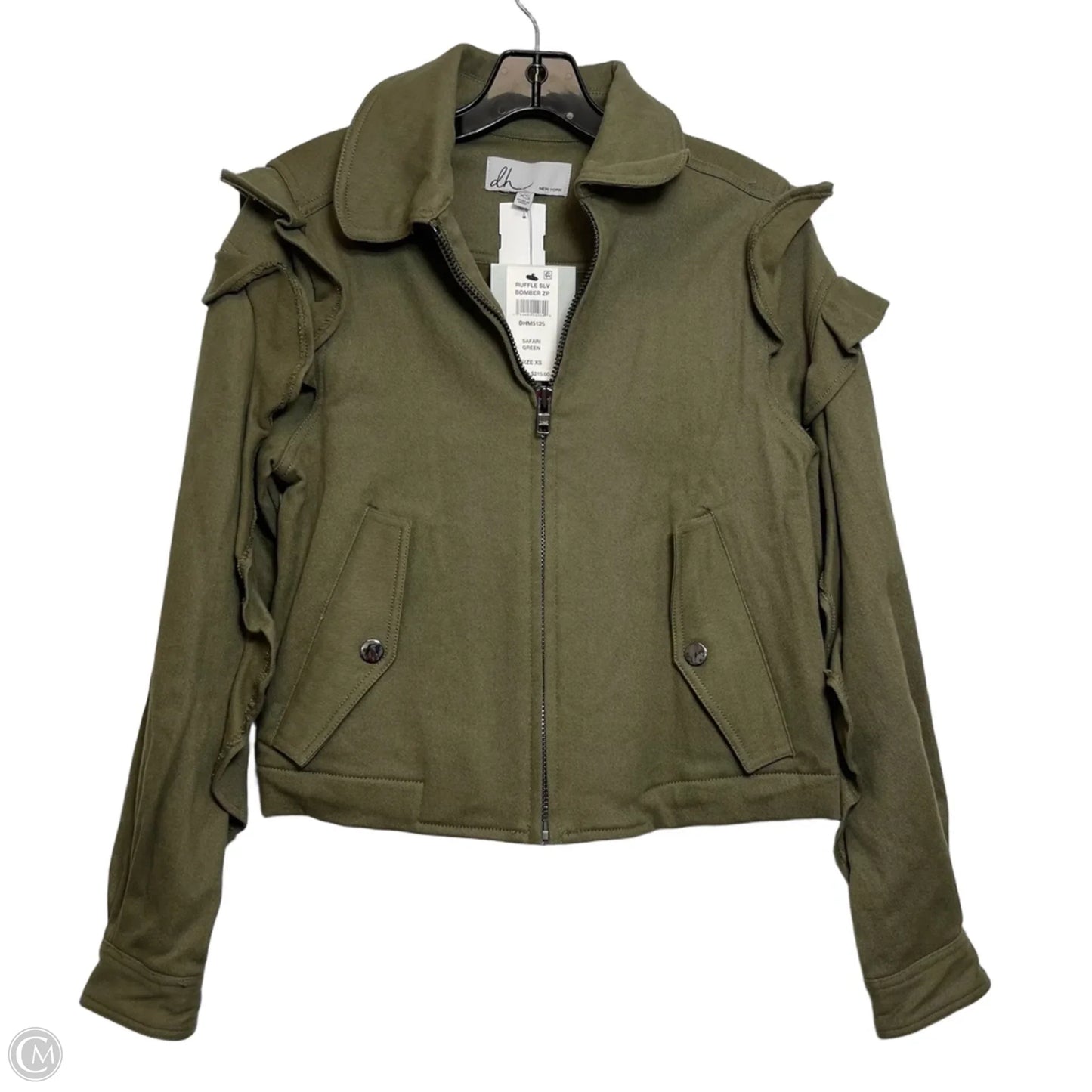 Jacket Denim By Cma In Green Denim, Size: Xs