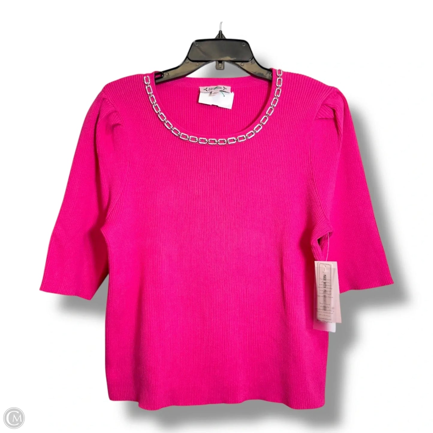 Top Long Sleeve By Nanette By Nanette Lepore In Pink, Size: Xl