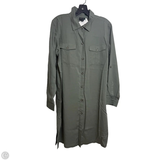 Dress Casual Midi By J. Jill In Green, Size: M