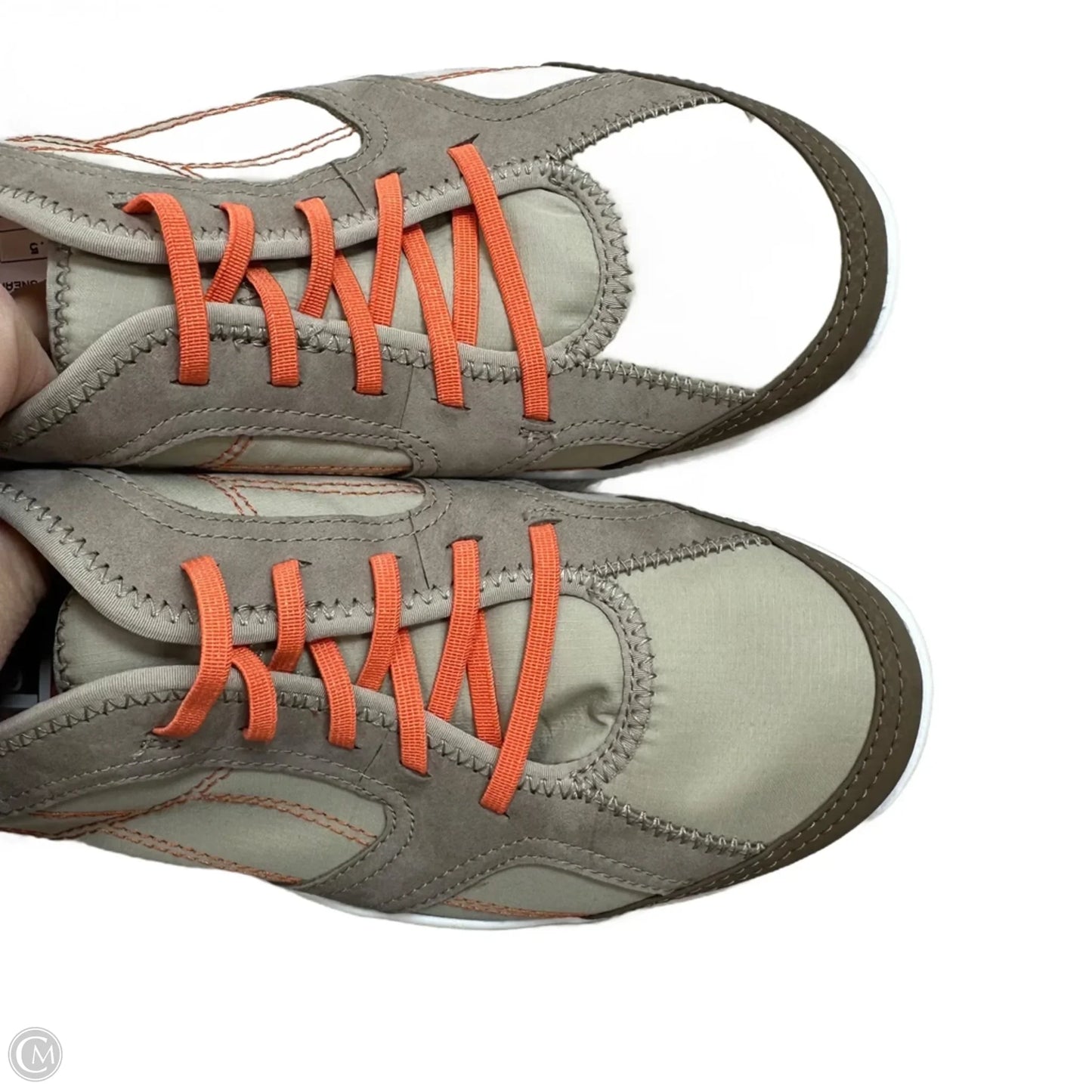 Shoes Sneakers By Clarks In Brown, Size: 8.5