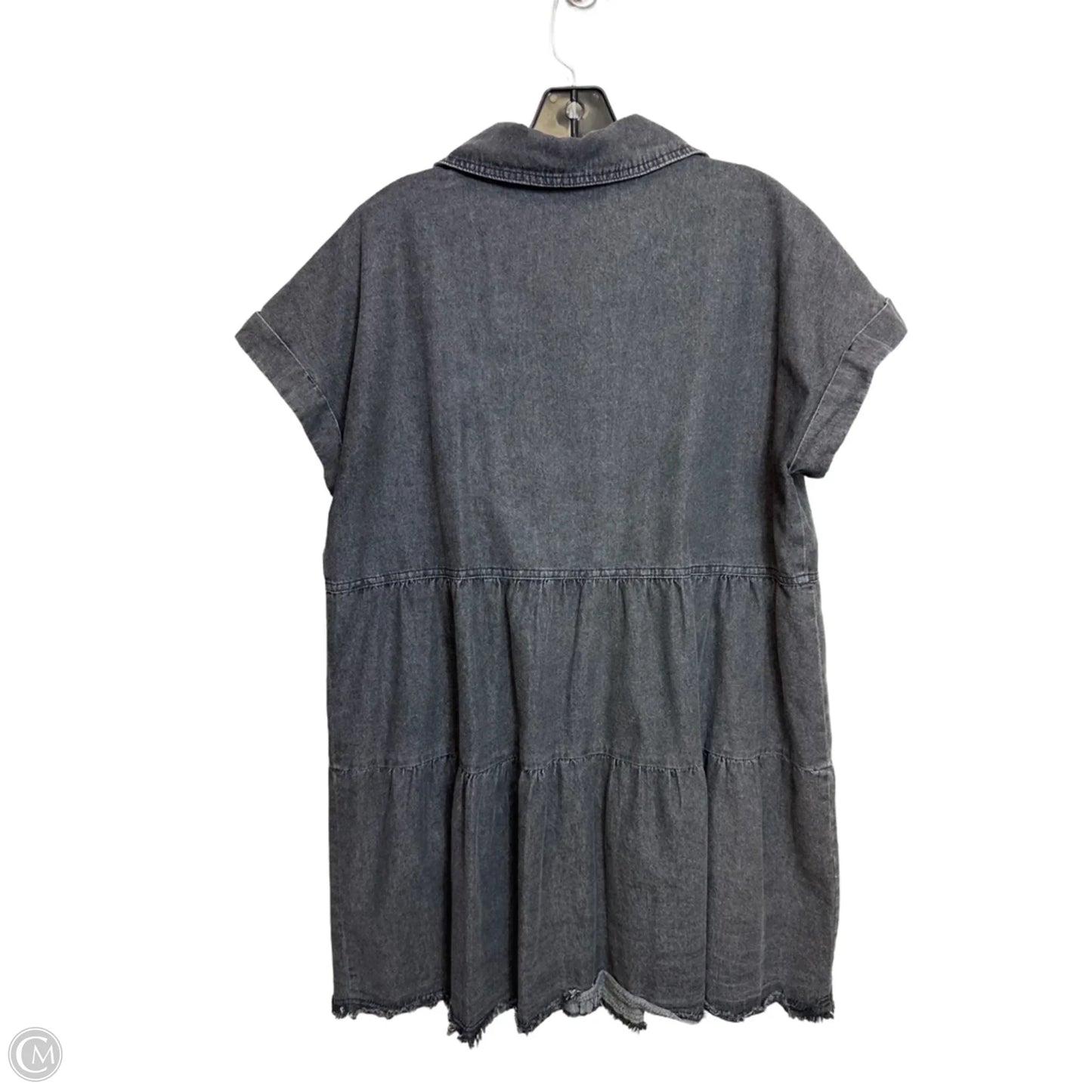 Dress Casual Midi By Vici In Black Denim, Size: L