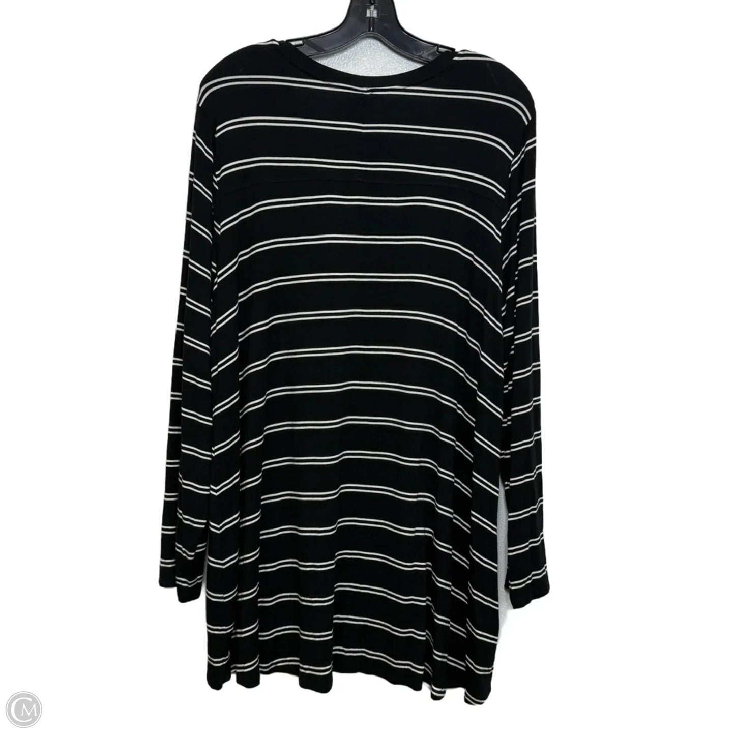 Top Long Sleeve By Soma In Striped Pattern, Size: Xl