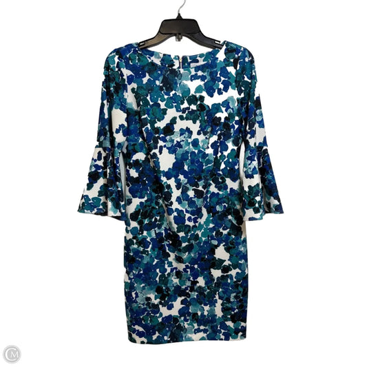 Dress Casual Midi By Calvin Klein In Multi-colored, Size: 8