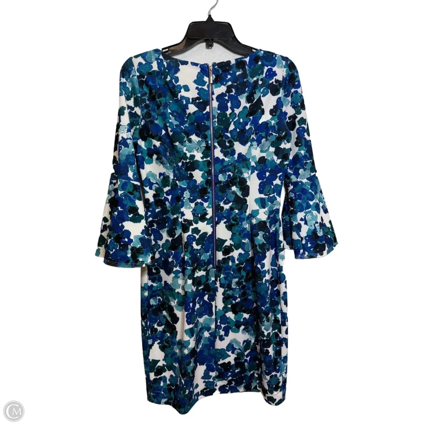 Dress Casual Midi By Calvin Klein In Multi-colored, Size: 8