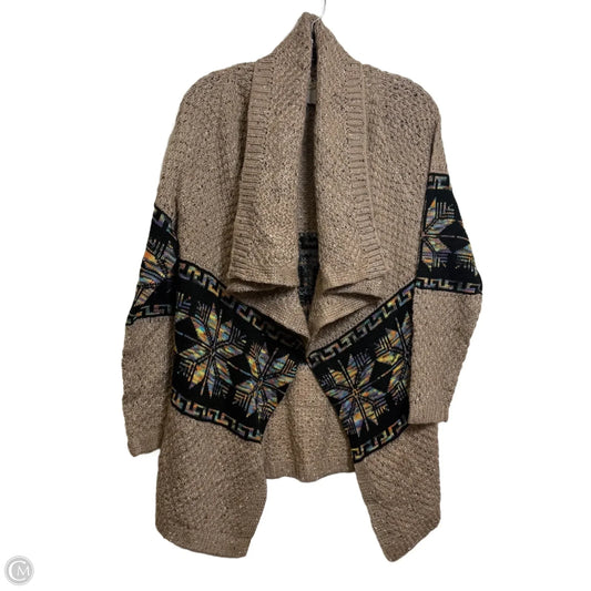 Cardigan By Clothes Mentor In Black & Brown, Size: S