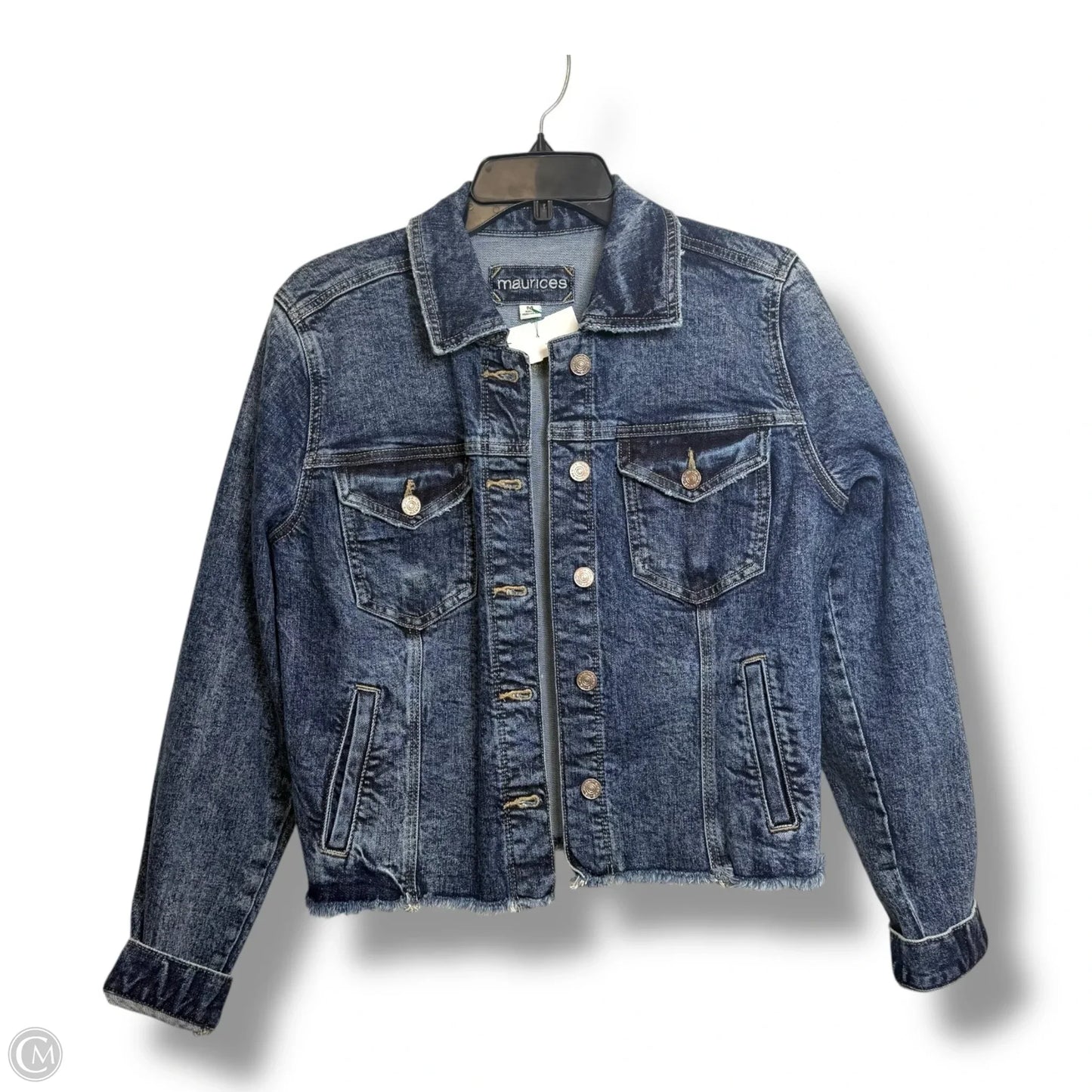Jacket Denim By Maurices In Blue Denim, Size: M