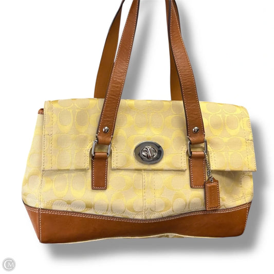 Vintage Coach Hampton Handbag Designer By Coach, Size: Medium