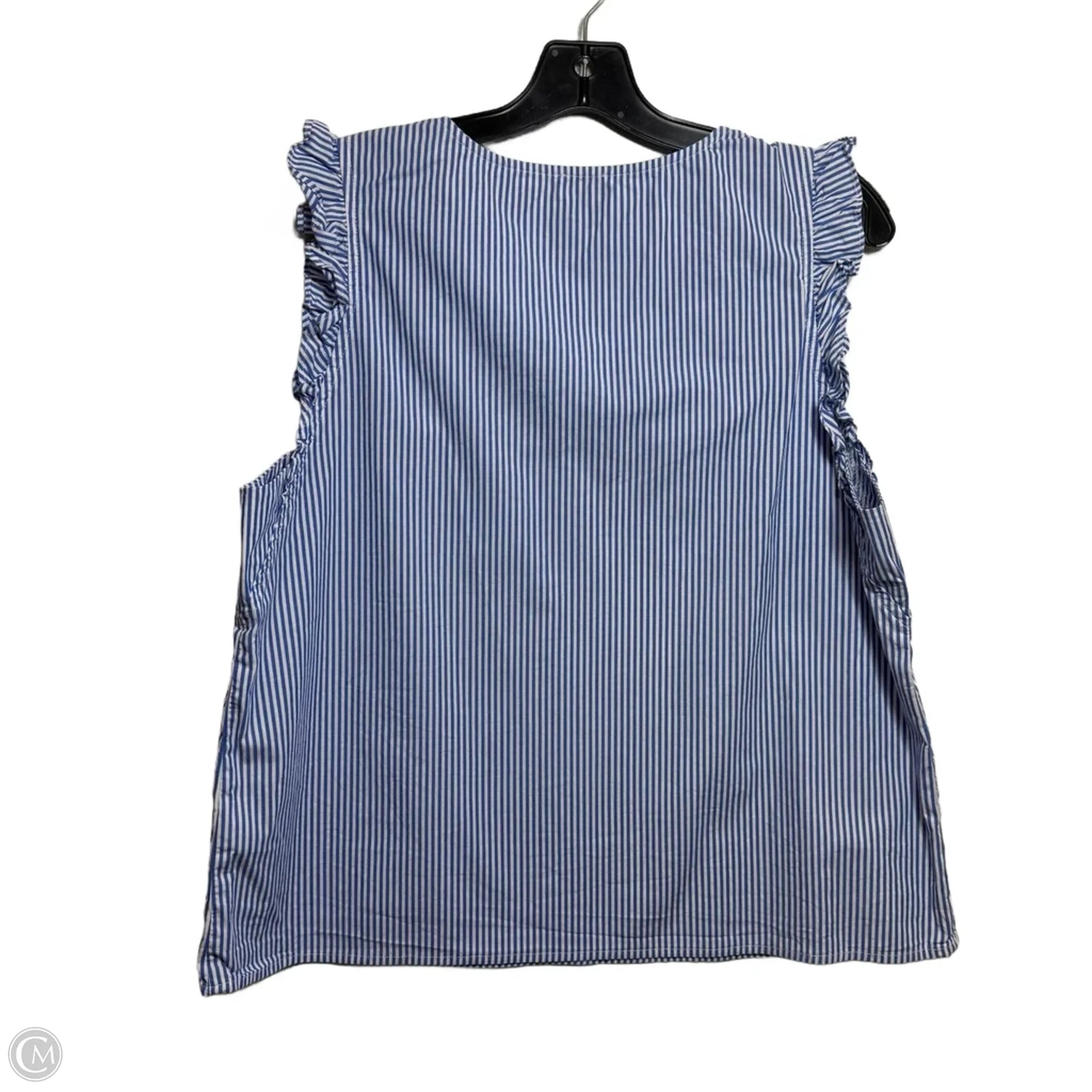 Top Sleeveless By J. Crew In Striped Pattern, Size: L