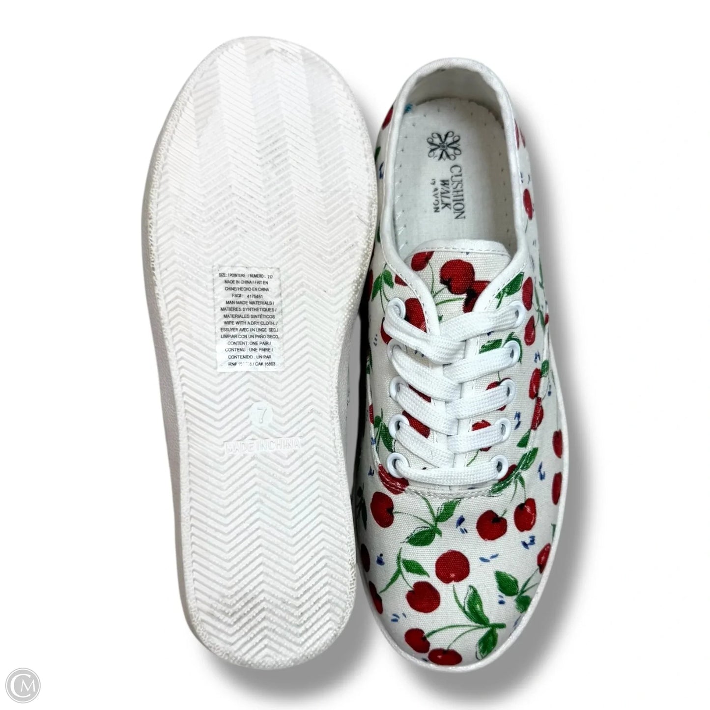 Shoes Sneakers By Avon In Multi-colored, Size: 7