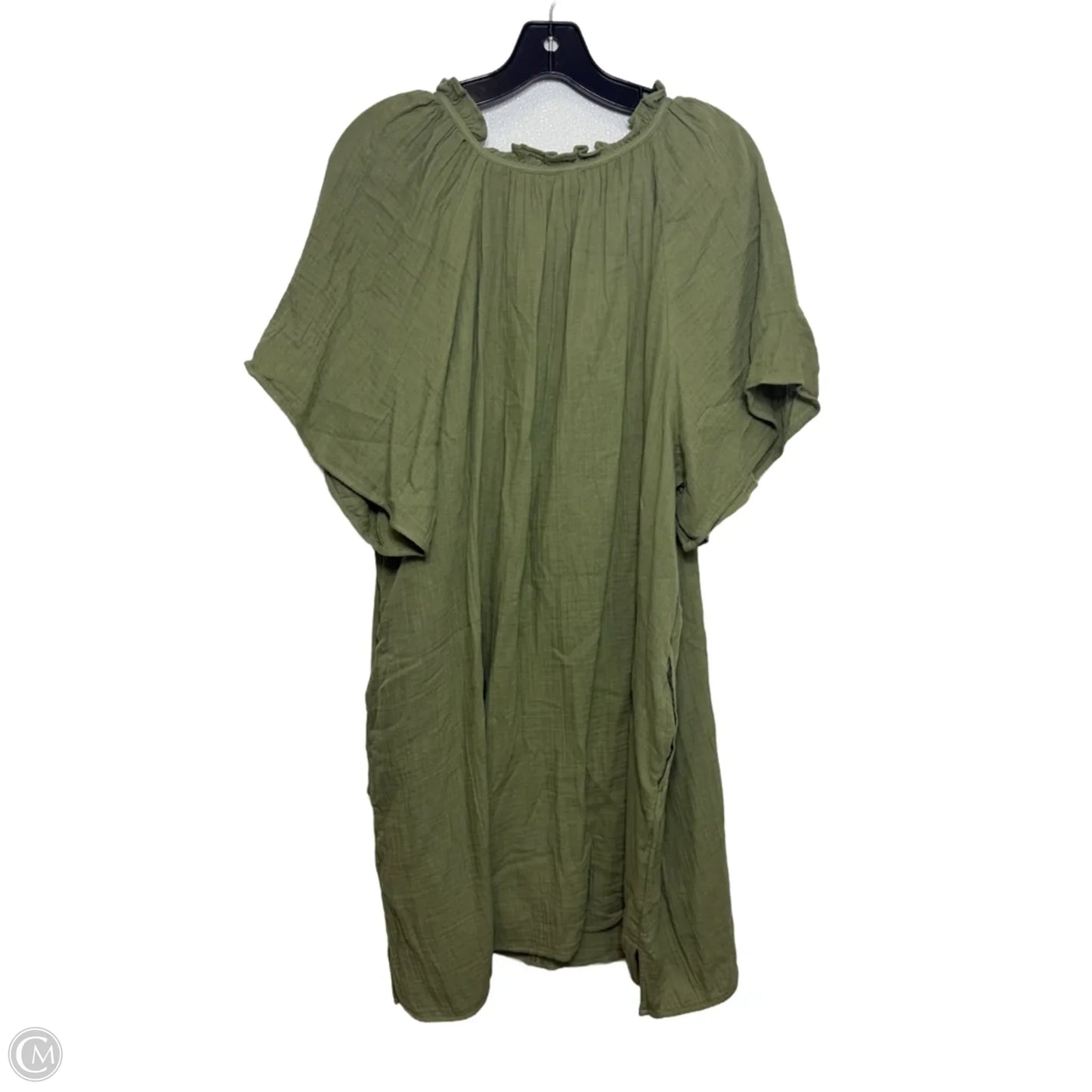 Dress Casual Midi By Old Navy In Green, Size: Xxl