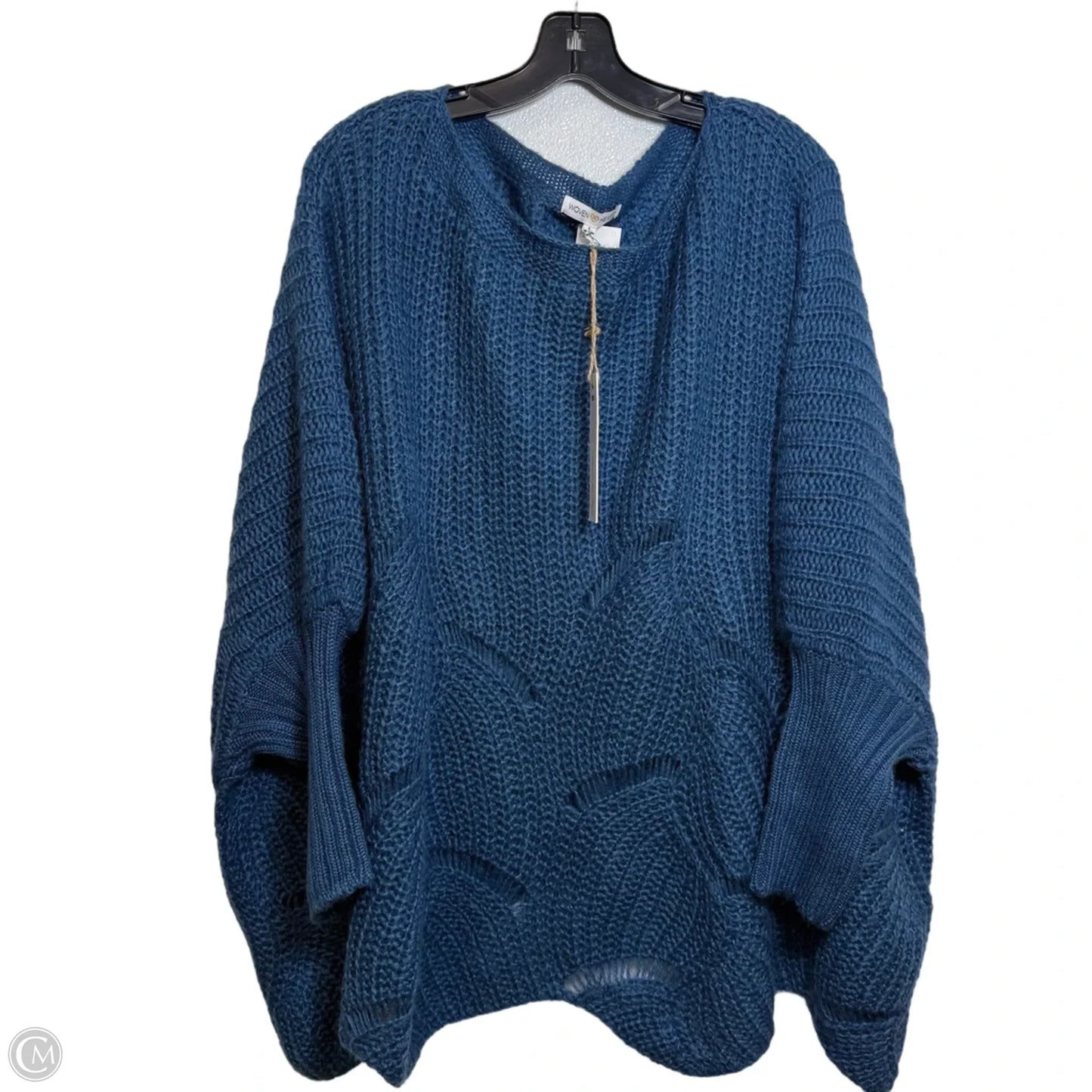 Sweater By Woven Heart In Blue, Size: L
