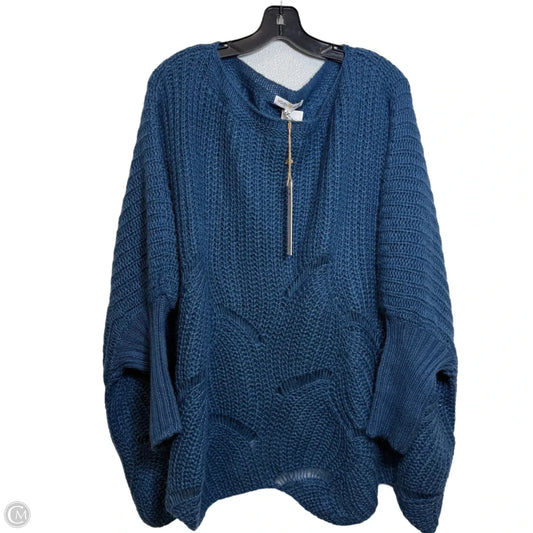 Sweater By Woven Heart In Blue, Size: L