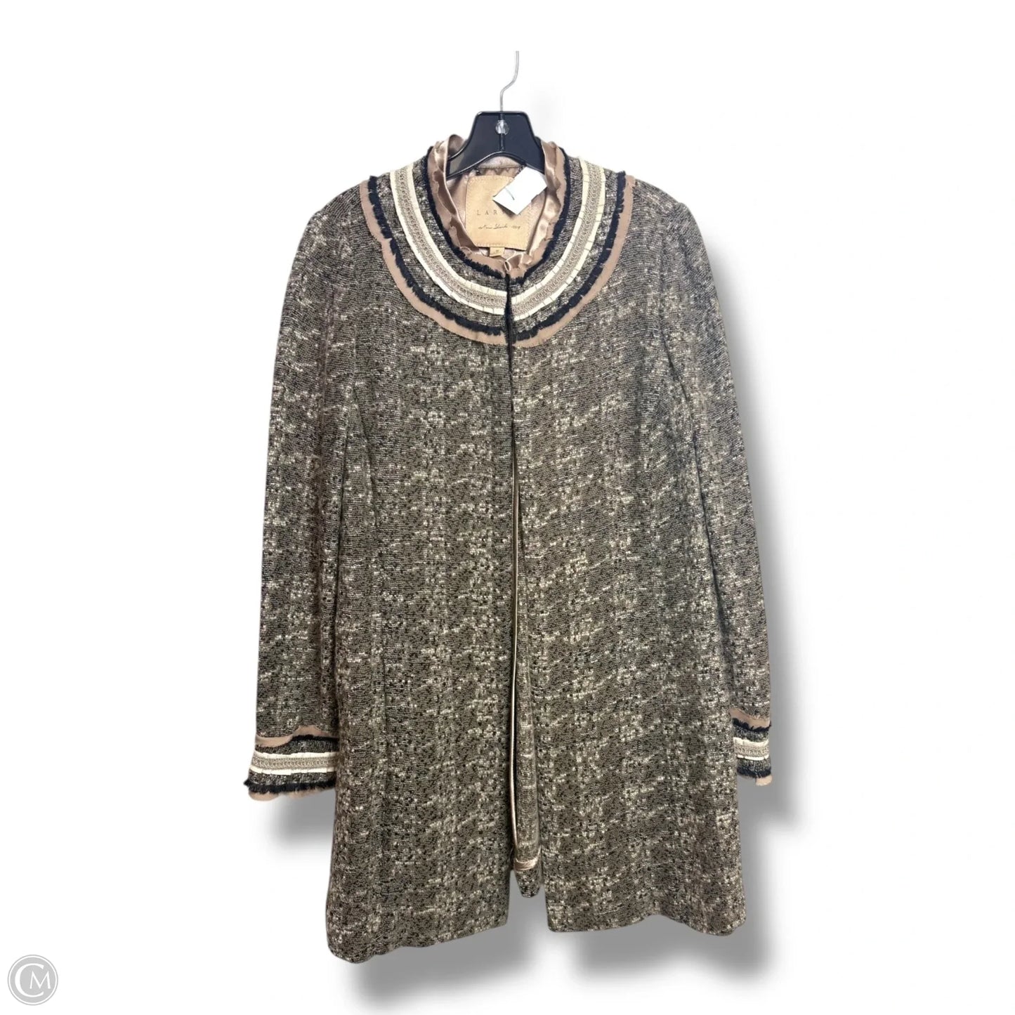 Sweater Cardigan By Clothes Mentor In Multi-colored, Size: 10