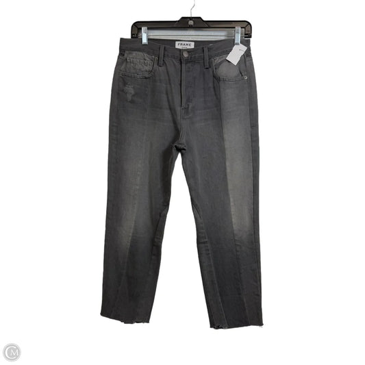 Jeans Straight By Frame In Grey, Size: 6