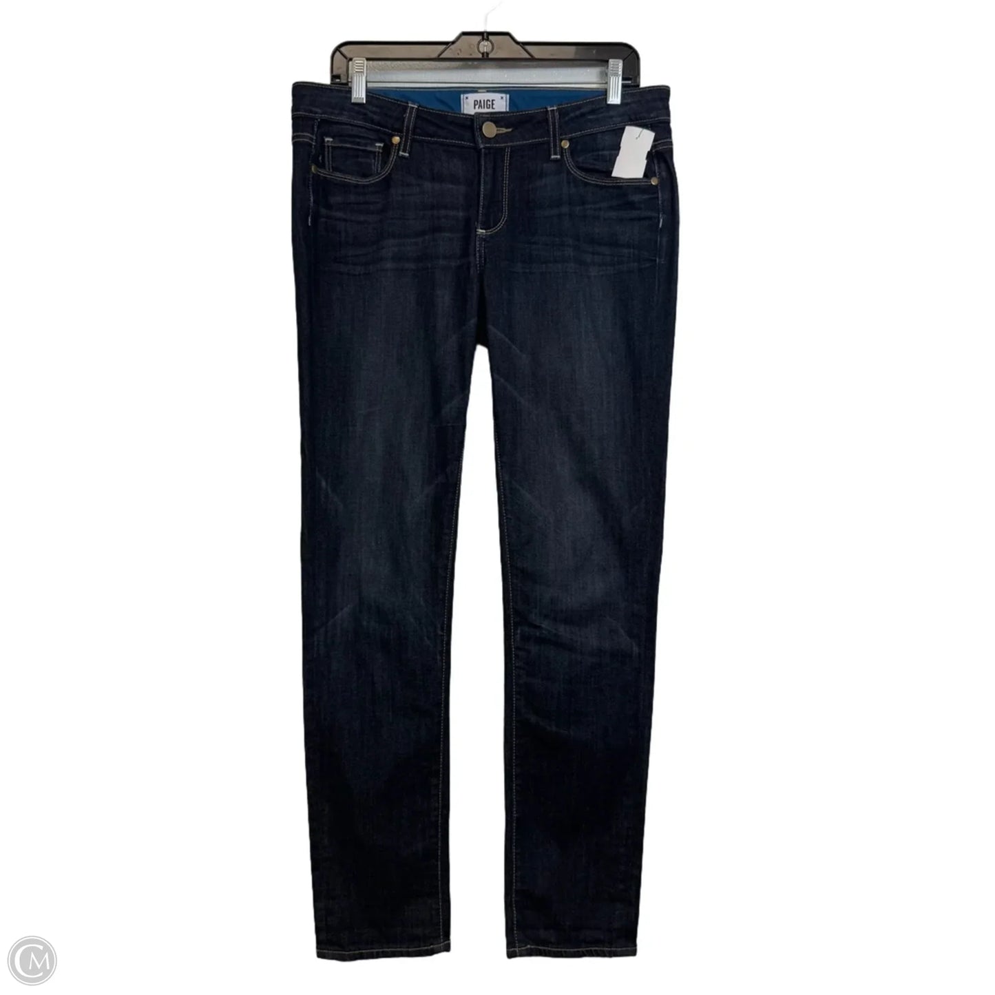 Jeans Skinny By Paige In Blue Denim, Size: 6