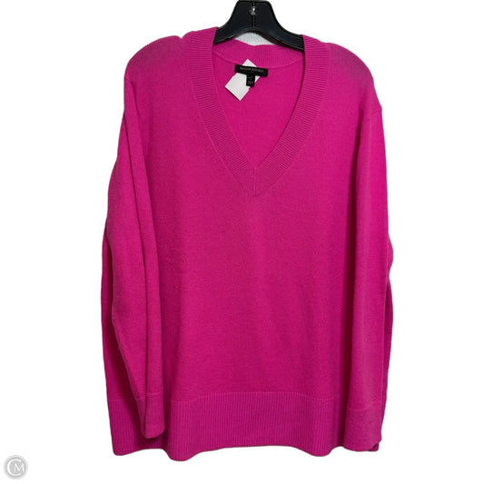 Top Long Sleeve By Banana Republic In Pink, Size: L