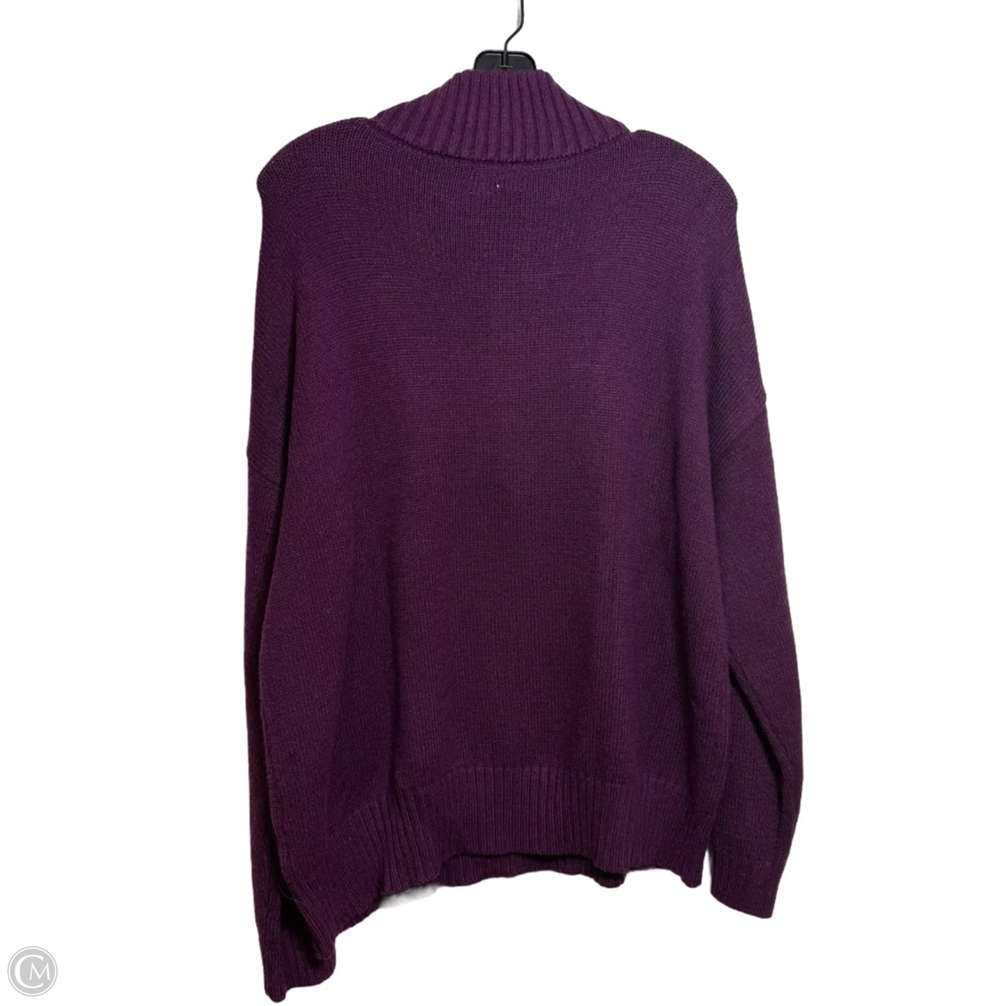 Sweater Crewneck By Pink Lily In Purple, Size: L