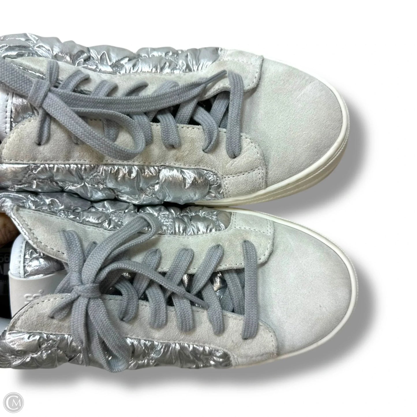 Shoes Sneakers By P448 In Silver, Size: 10