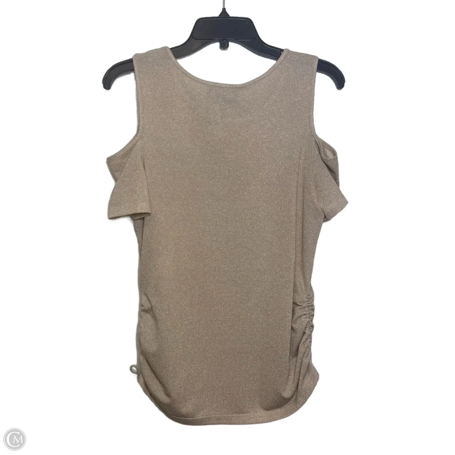 Top Sleeveless By Frank Lyman In Gold, Size: 12