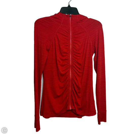 Athletic Jacket By Athleta In Red, Size: S