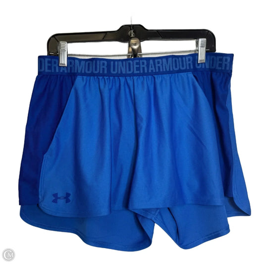 Athletic Shorts By Under Armour In Blue, Size: Xl
