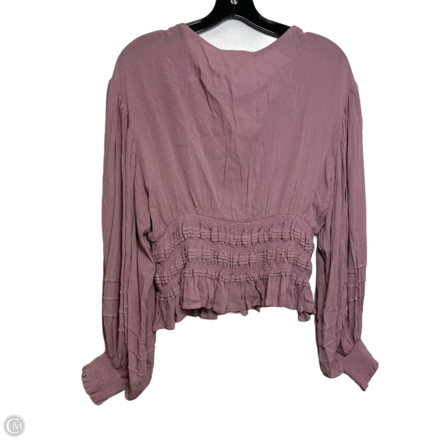 Top Long Sleeve By Clothes Mentor In Pink, Size: L