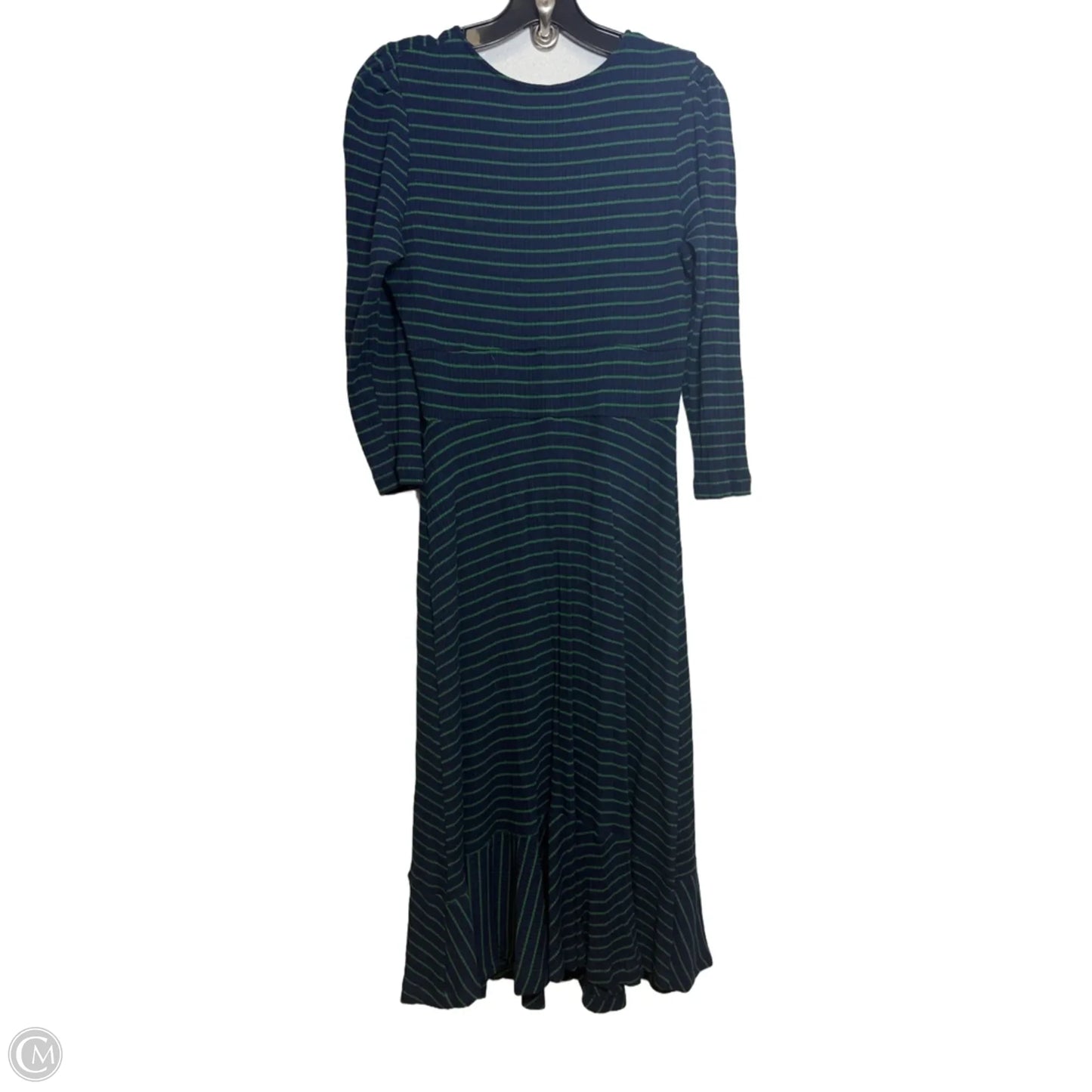 Dress Casual Maxi By Maeve In Striped Pattern, Size: L