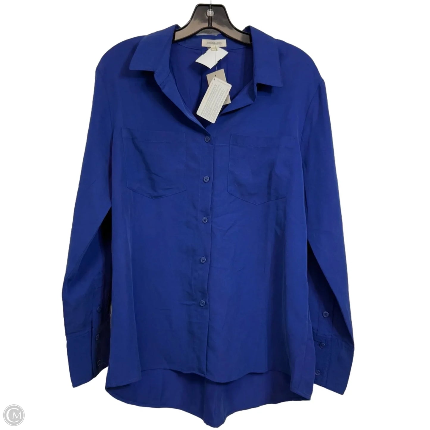Top Long Sleeve By Clothes Mentor In Blue, Size: M