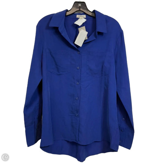 Top Long Sleeve By Clothes Mentor In Blue, Size: M