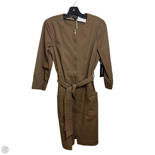 Dress Casual Midi By Worth Ny In Brown, Size: S
