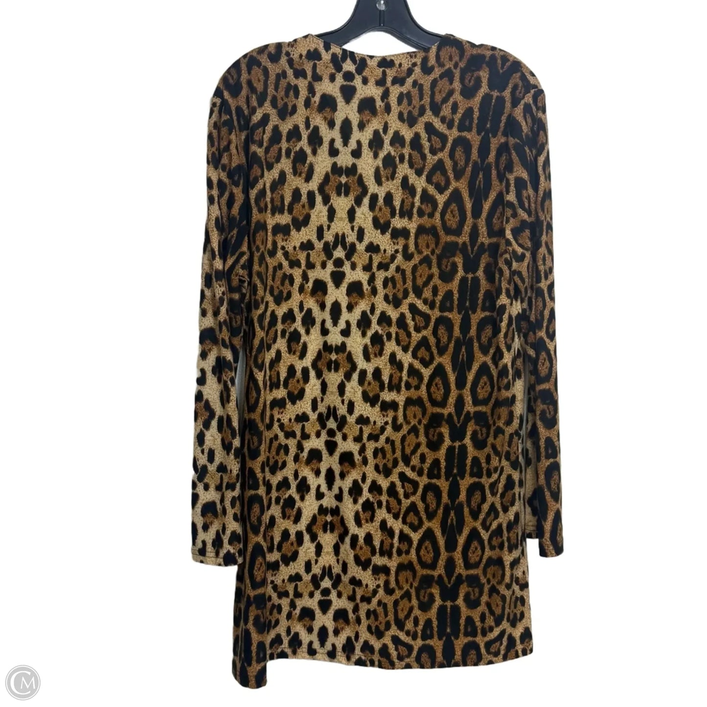 Cardigan By Cmf In Animal Print, Size: Xl
