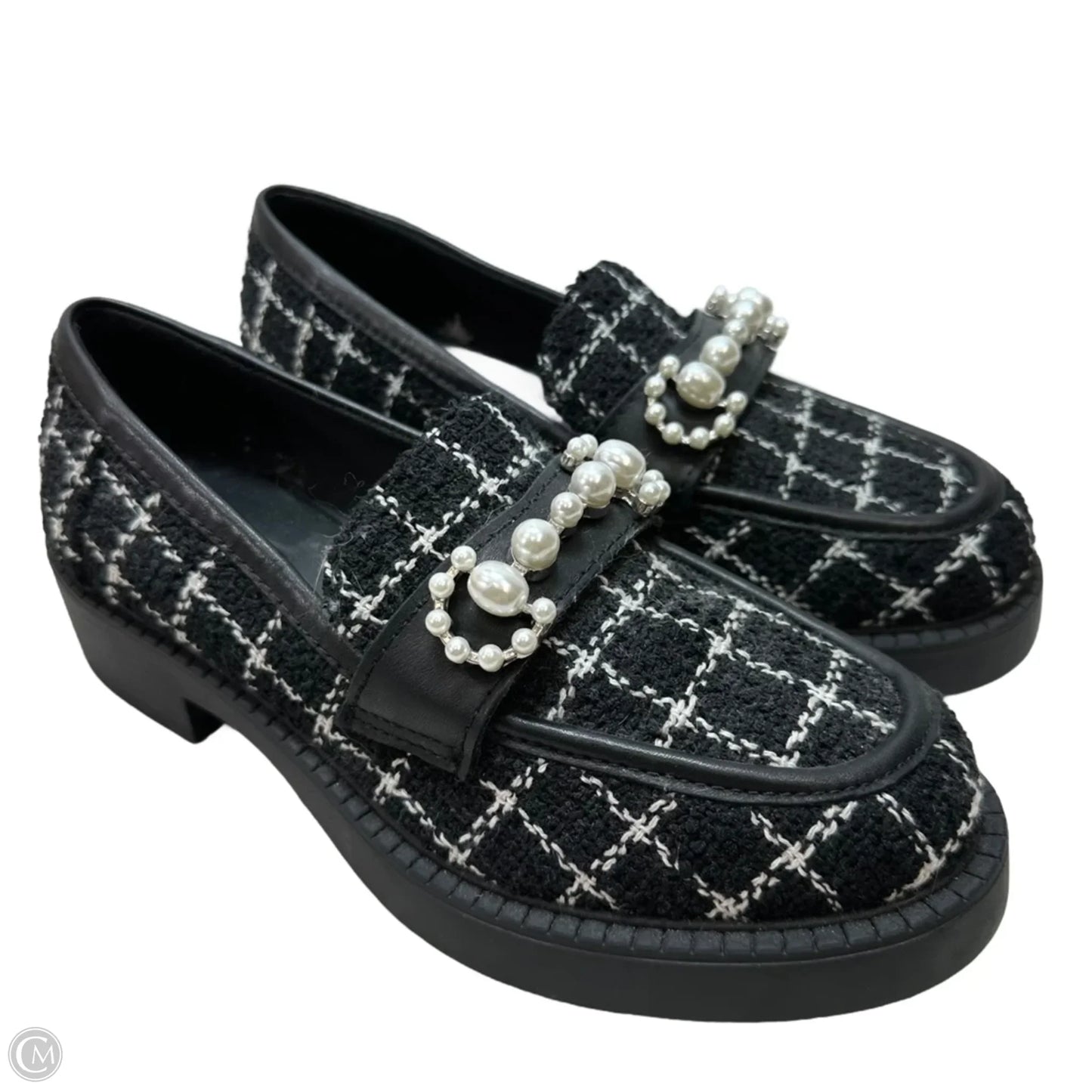 Shoes Flats By Aldo In Plaid Pattern, Size: 7