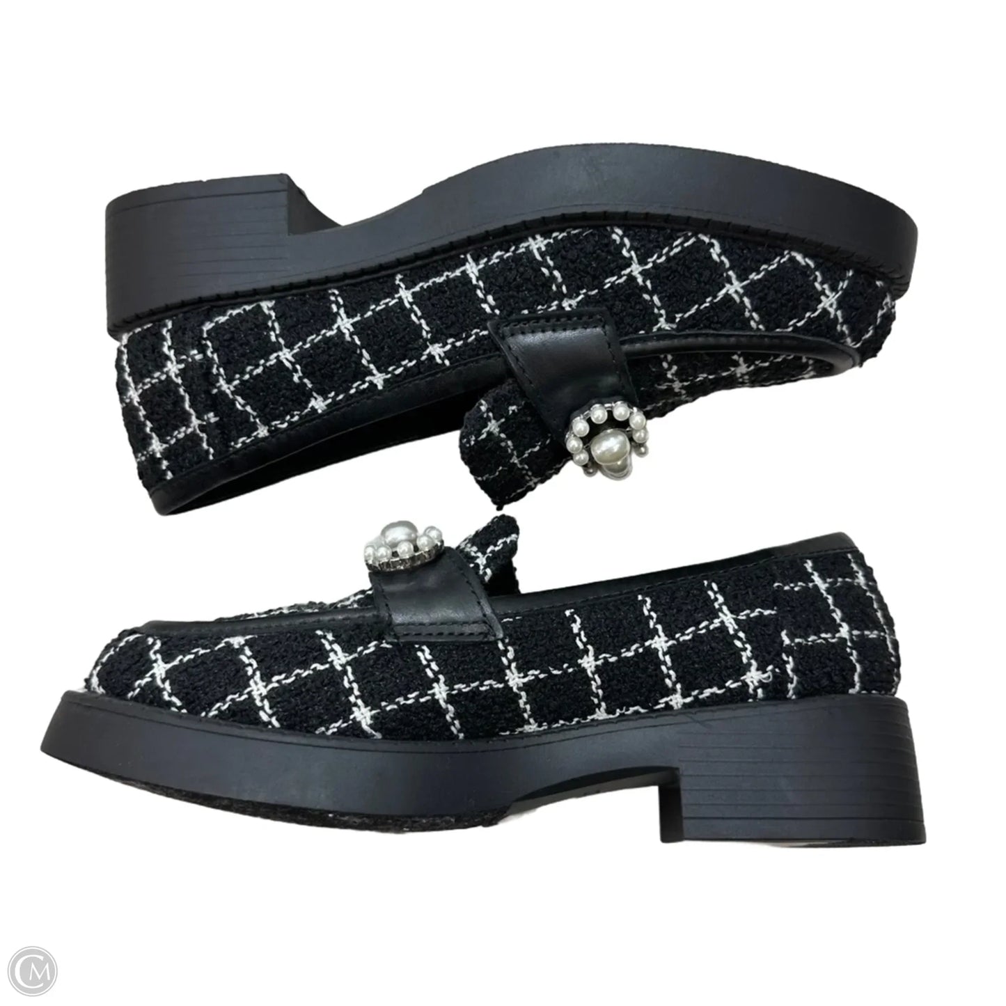 Shoes Flats By Aldo In Plaid Pattern, Size: 7