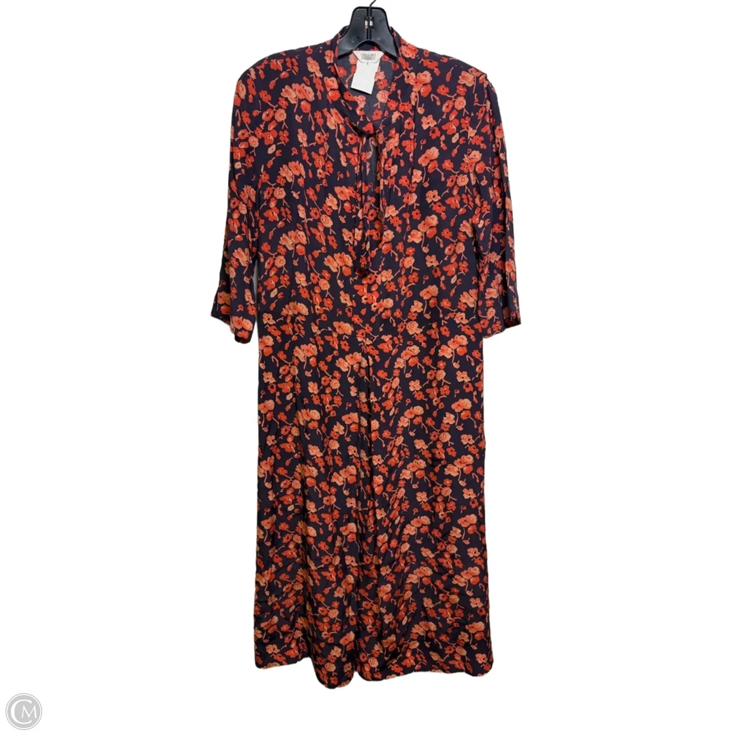 Dress Casual Midi By Cmf In Floral Print, Size: M