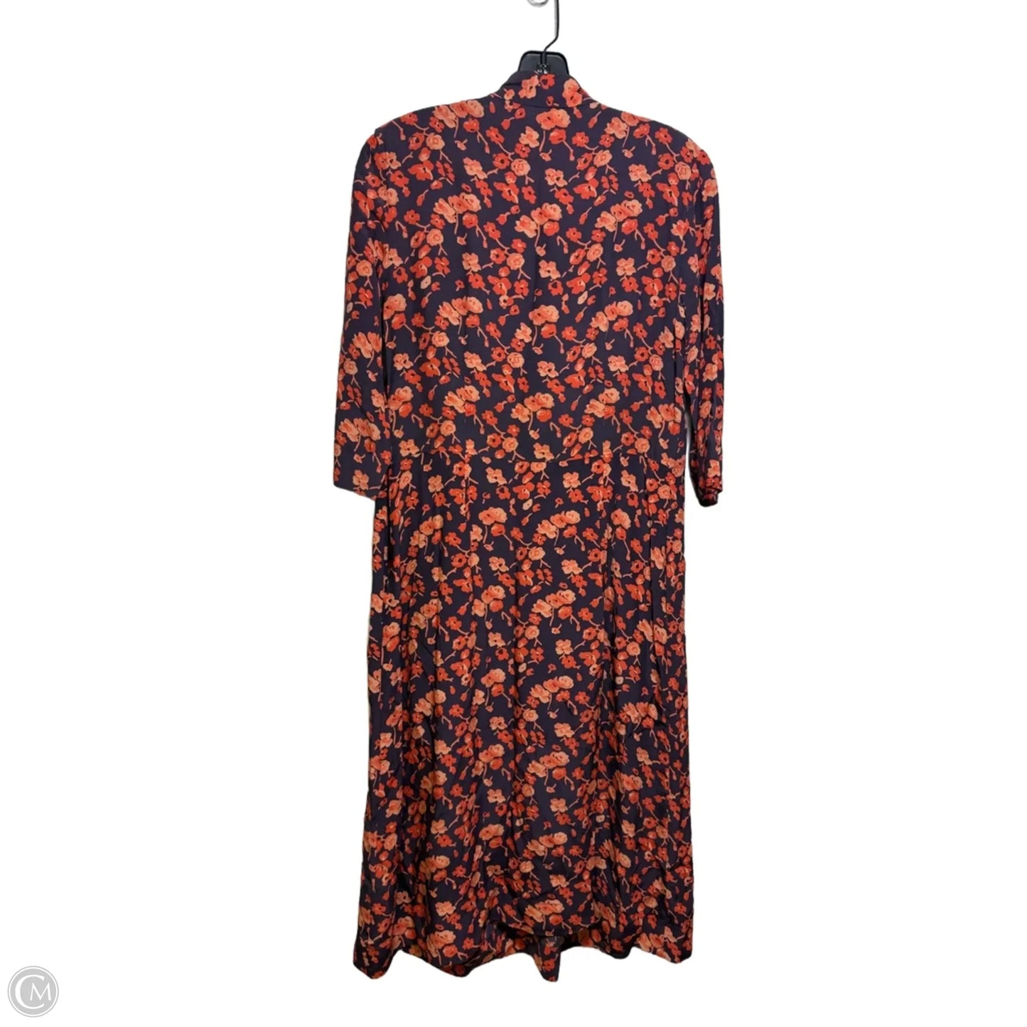 Dress Casual Midi By Cmf In Floral Print, Size: M