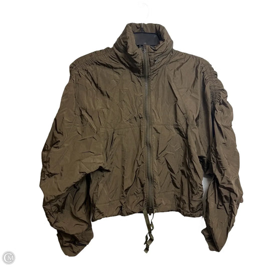 Jacket Windbreaker By Free People In Green, Size: Xs