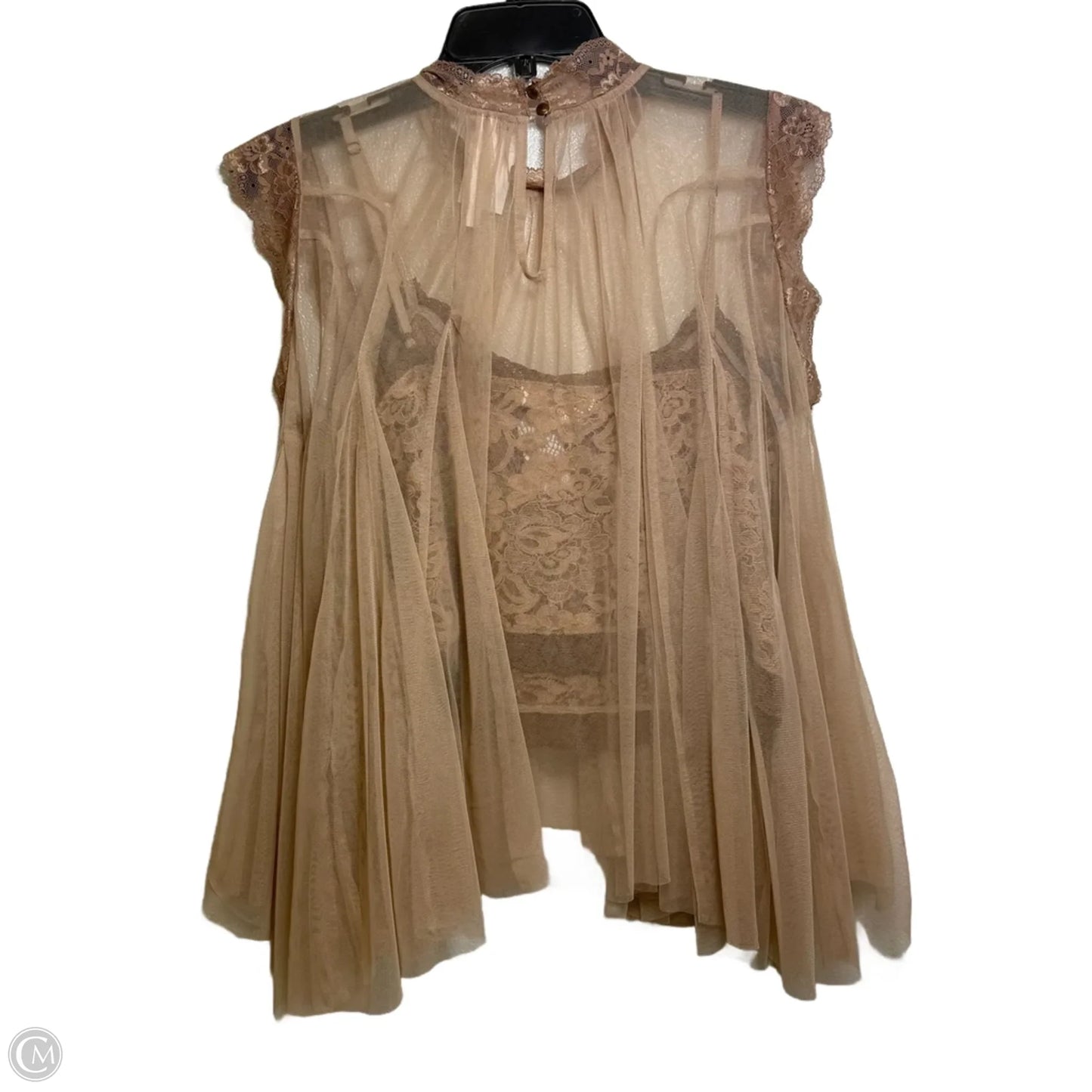 Top 2pc Sleeveless By Anthropologie In Beige, Size: S