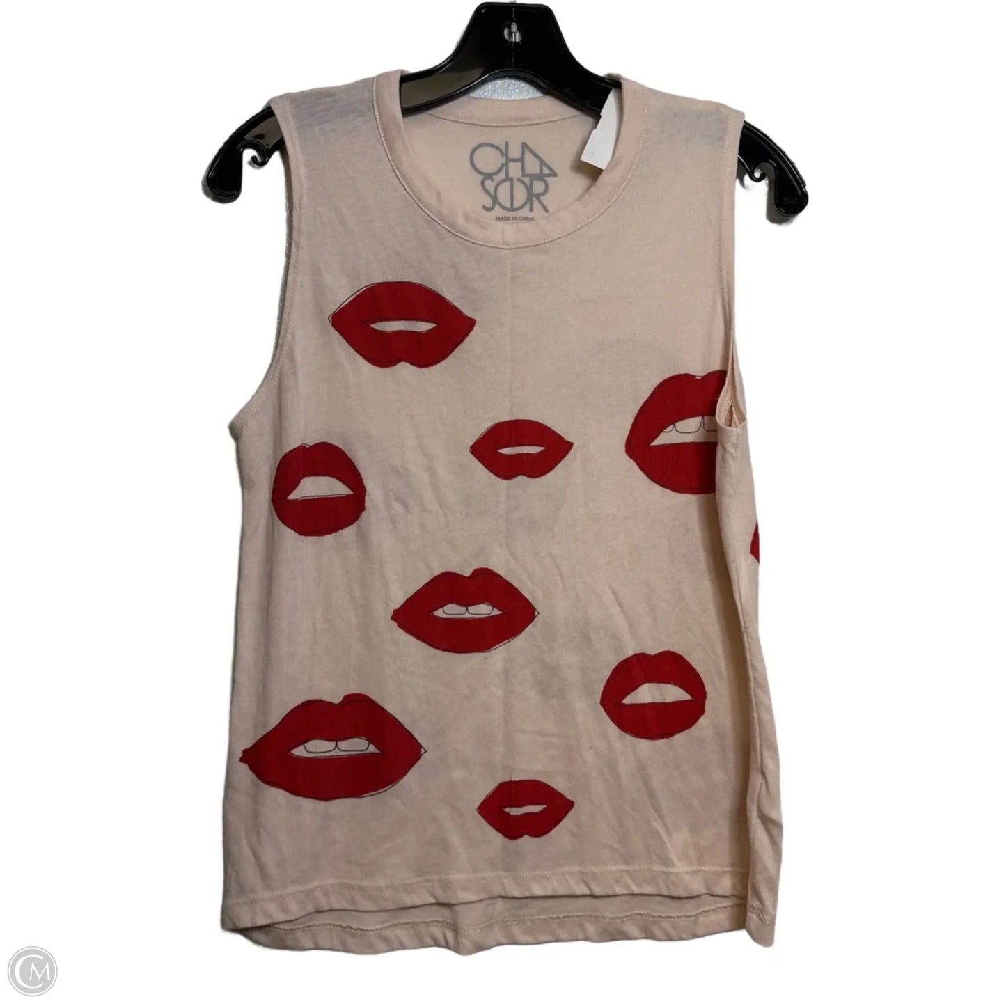 Top Short Sleeve By Clothes Mentor In Peach, Size: L