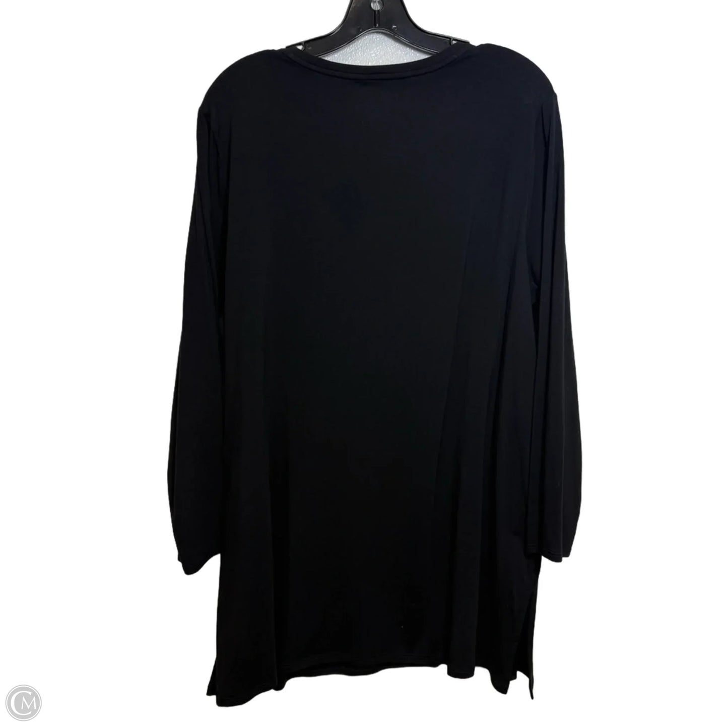 Top Long Sleeve By Chicos In Black, Size: Xl
