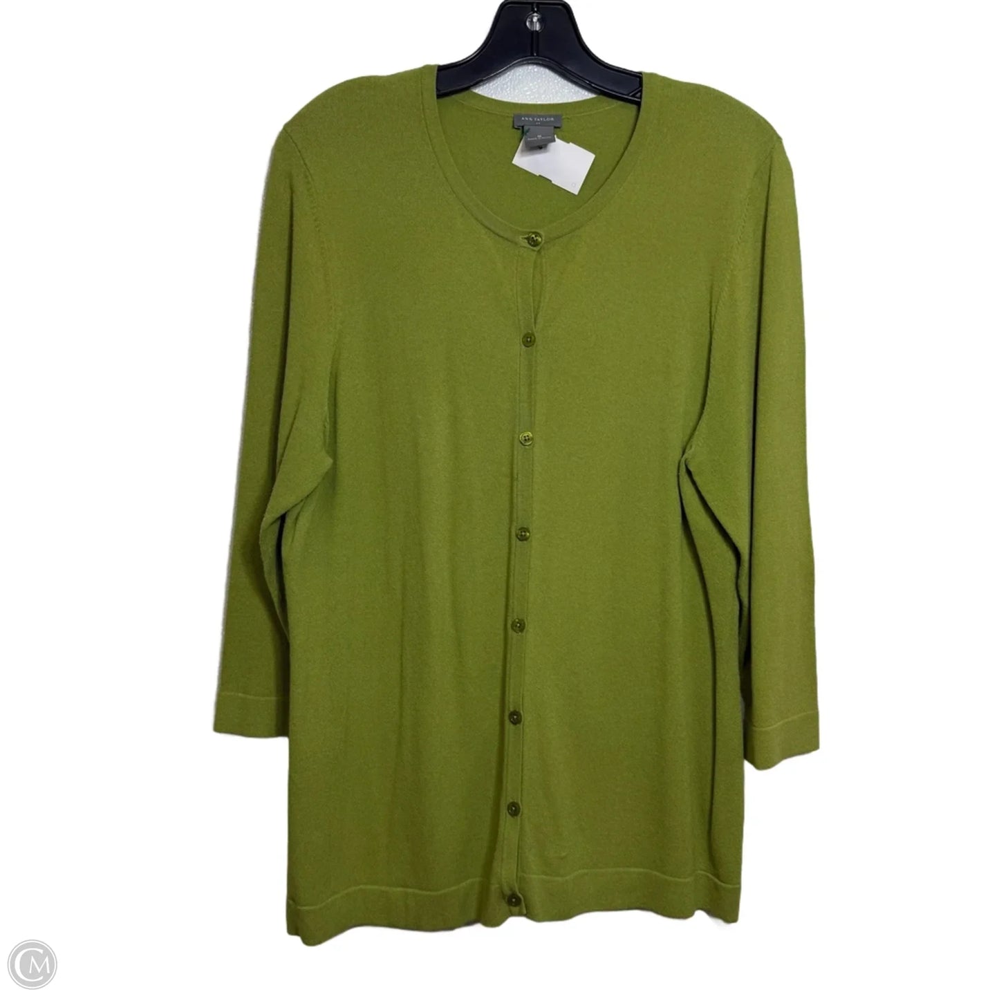 Sweater By Ann Taylor In Green, Size: M