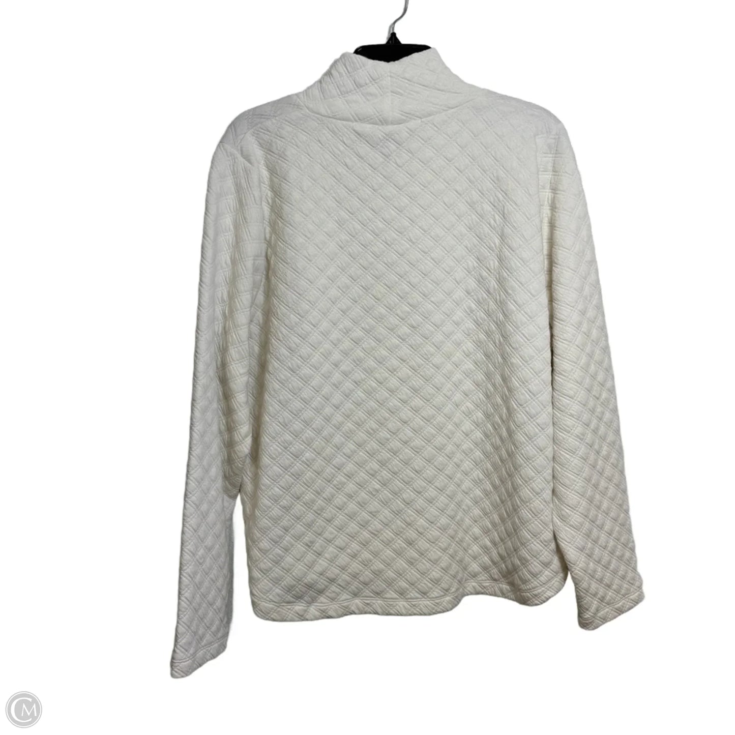 Top Long Sleeve By J. Crew In White, Size: Xl