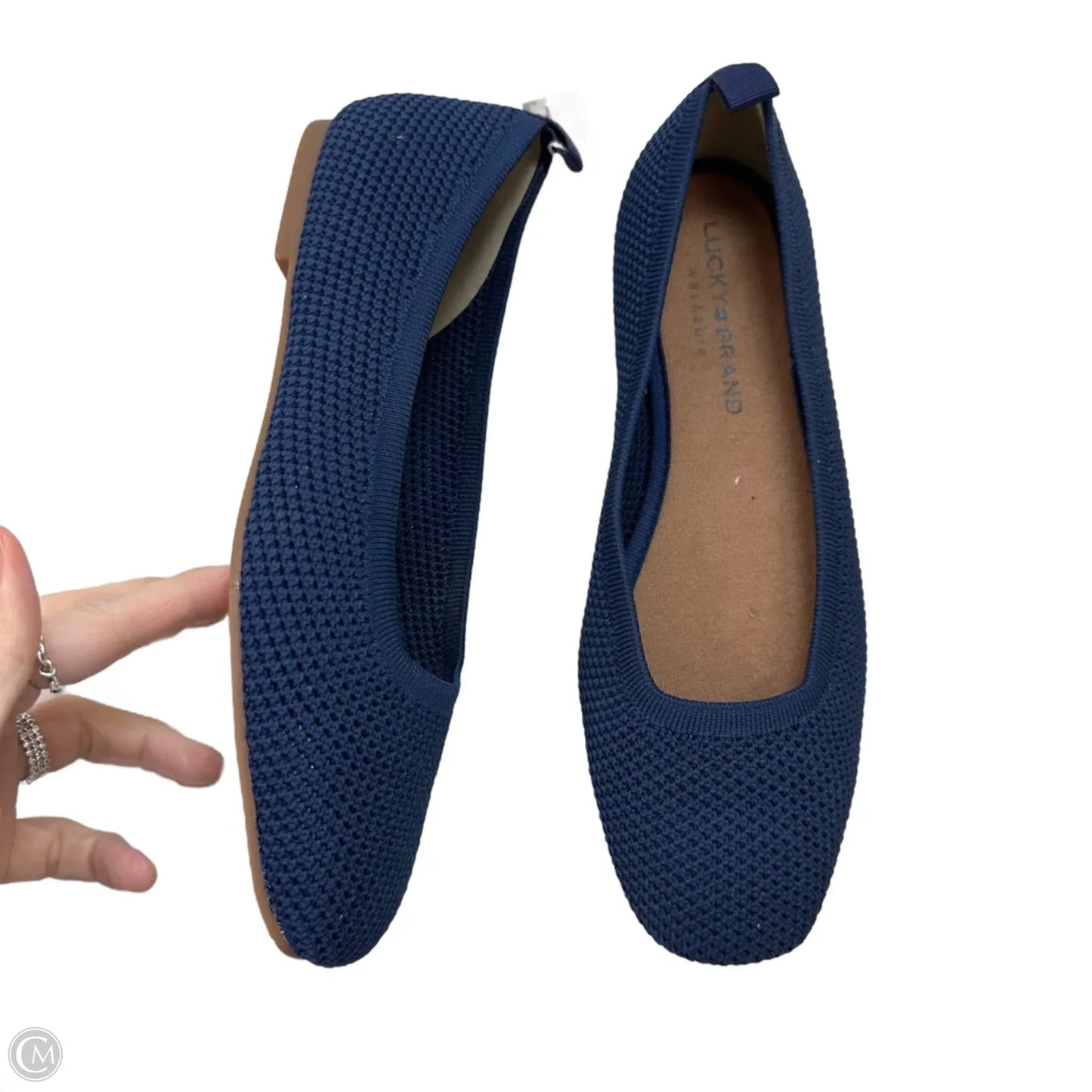 Shoes Flats By Lucky Brand In Navy, Size: 8