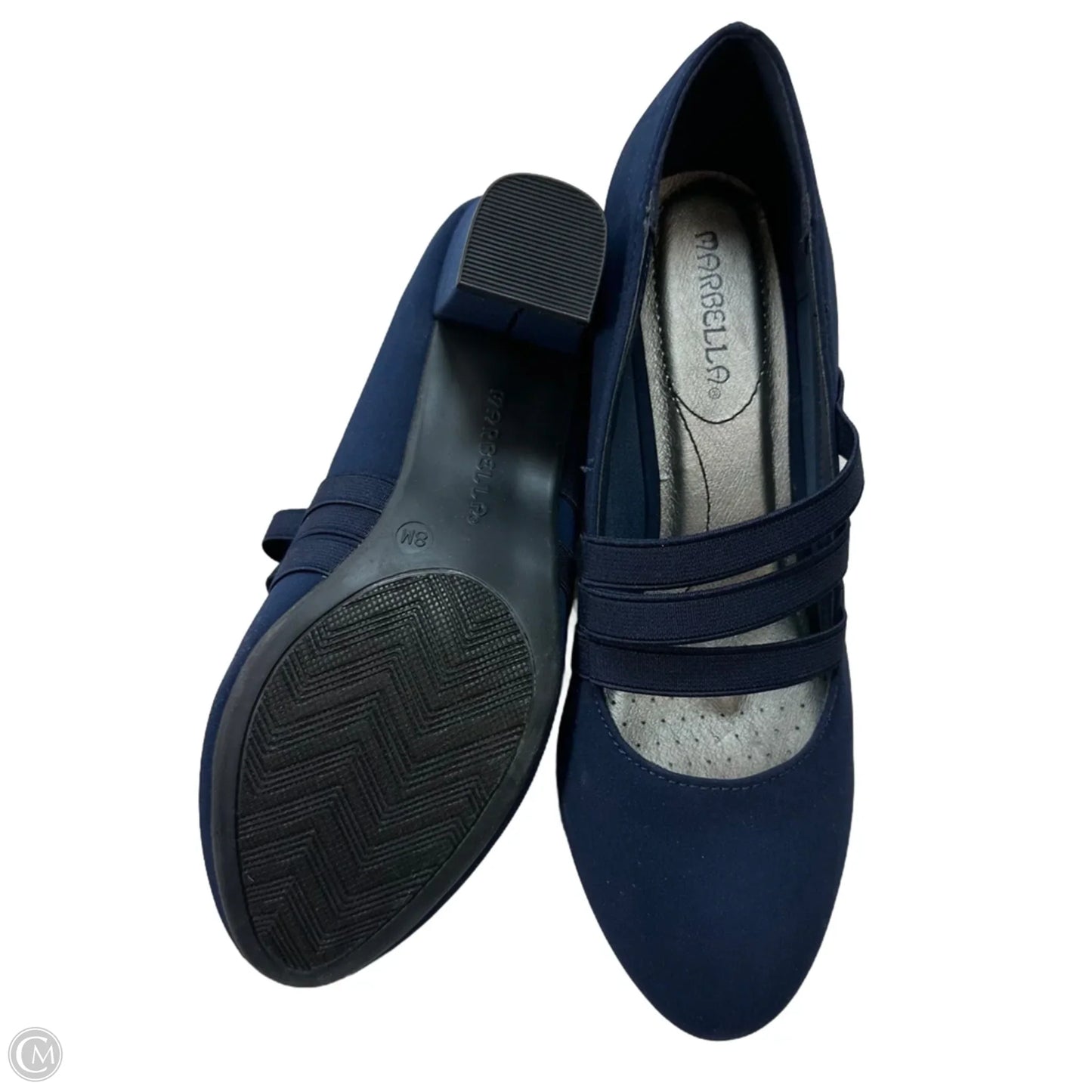 Shoes Heels Block By Clothes Mentor In Navy, Size: 8