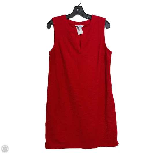 Top Sleeveless By Liz Claiborne In Red, Size: M