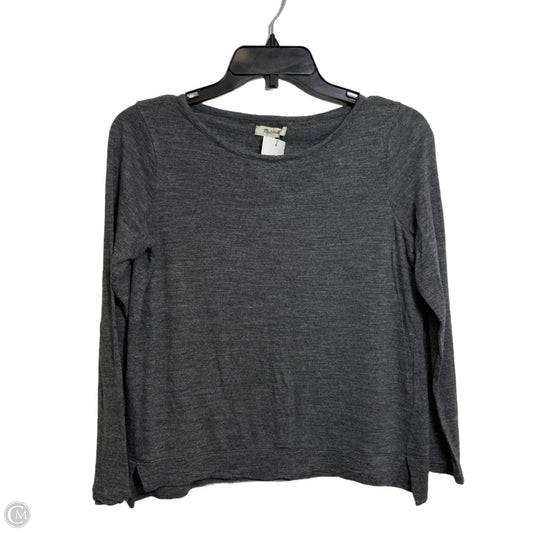 Top Long Sleeve By Madewell In Grey, Size: Xs