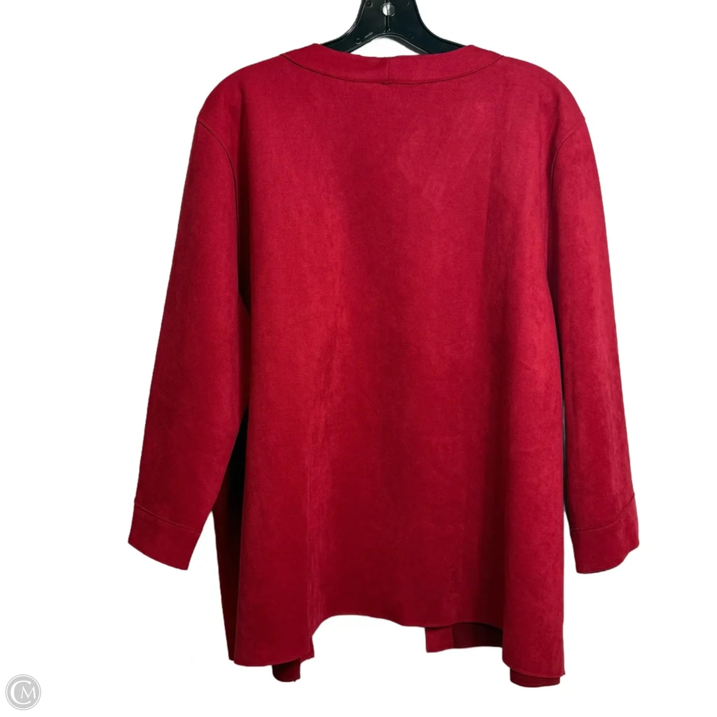Cardigan By Alfred Dunner In Red, Size: Xl