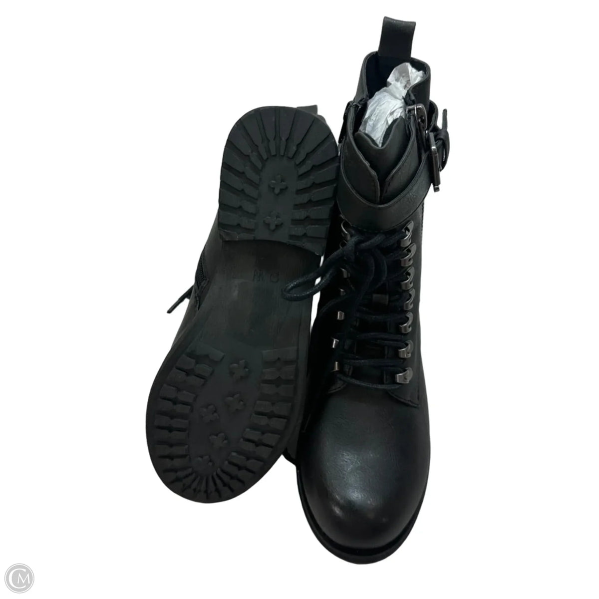 Boots Combat By Lane Bryant In Black, Size: 9 W