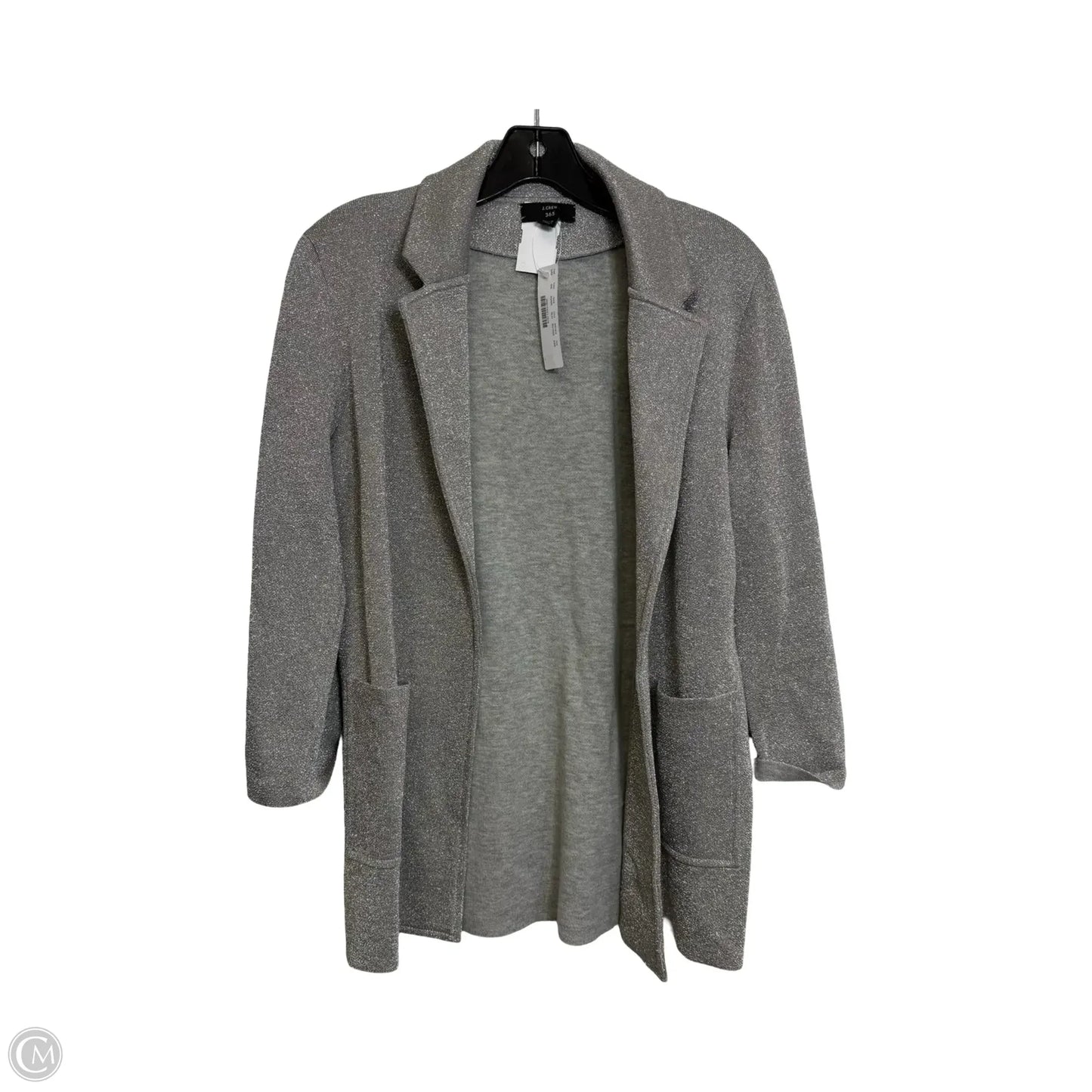 Blazer By J. Crew In Silver, Size: Xxs