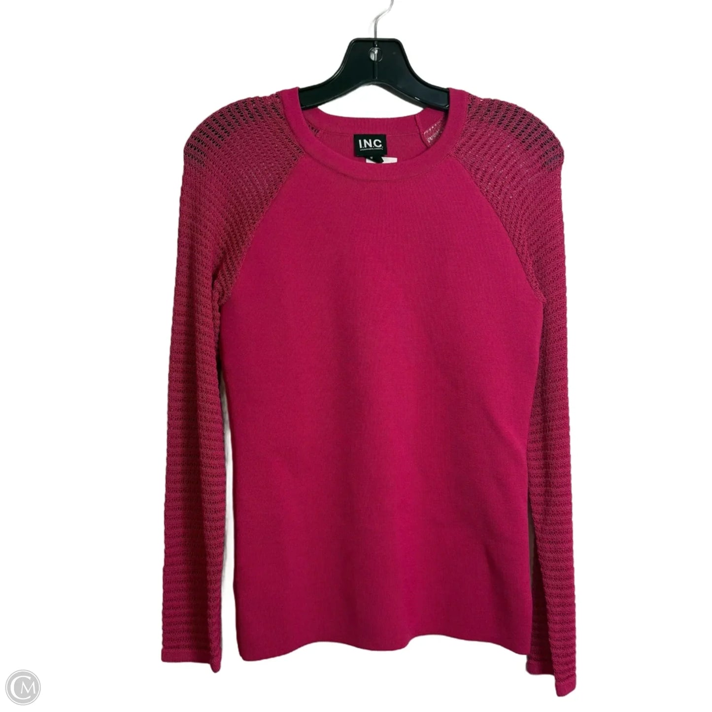 Top Long Sleeve By Inc In Pink, Size: M